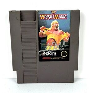 WrestleMania (NES) Autographed Signed by Sal Divita – Midway Games Artist